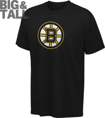Big and tall, plus size, boston bruins t-shirt, big and tall boston bruins tee