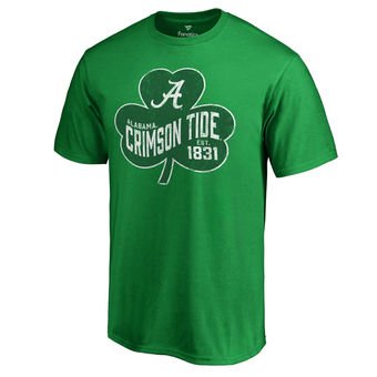 college st patricks day t-shirts, big and tall st patricks day tee, alabama st patricks day t-shirts, alabama crimson tide st paddys day tee