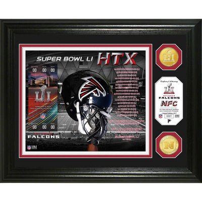 atlanta falcons super bowl plaque, falcons superbowl plaque, super bowl li plaque