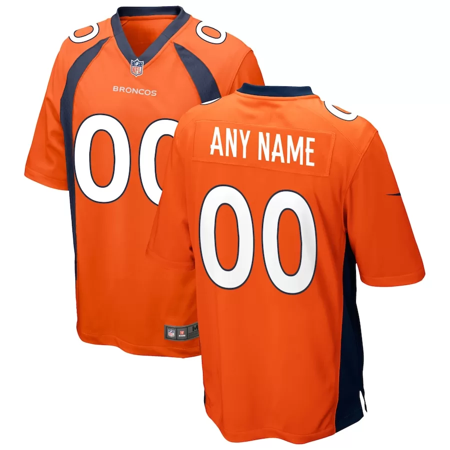 Denver Broncos Jersey - Orange Custom by Nike